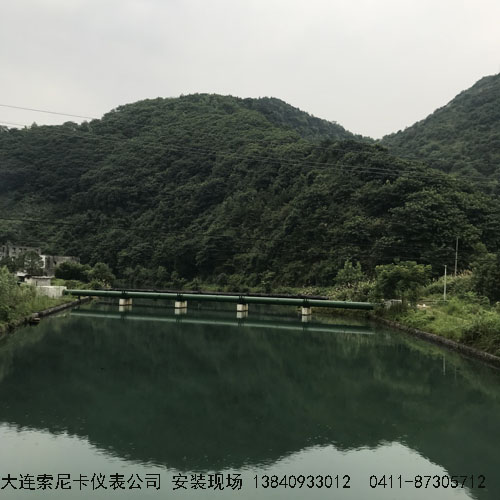 湖北國家濕地公園－市區(qū)供水項目超聲波流量計現(xiàn)場